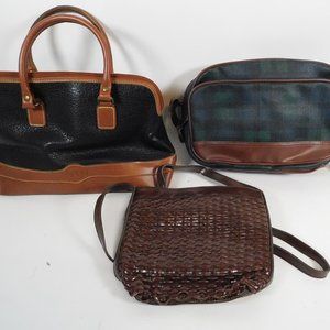 Three Small/Medium Purse Handbag Brown CL3199 0420